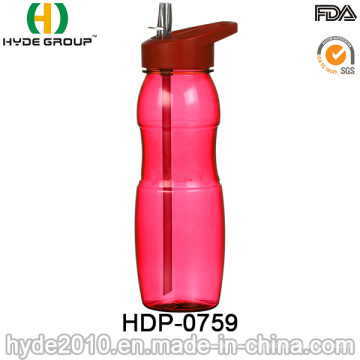 750ml BPA frei bunte Sport Wasserflasche (HDP-0759)